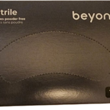 Beyond Safe Black Nitrile Gloves 5mil Beyond Safe Black Nitrile Gloves 5mil