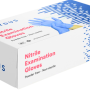 Lydus Blue Nitrile Exam Gloves – Textured Finger, 4 Mil, Latex-Free – Pack of 100