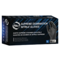SKY SUPREME Black Examination Nitrile Gloves (5MIL)