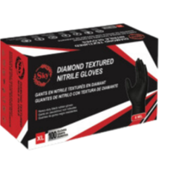 SKY DIAMOND Orange Textured Nitrile Gloves (8MIL) SKY DIAMOND Orange Textured Nitrile Gloves (8MIL)