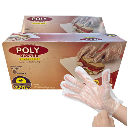 Polyethylene Gloves (Sunset)