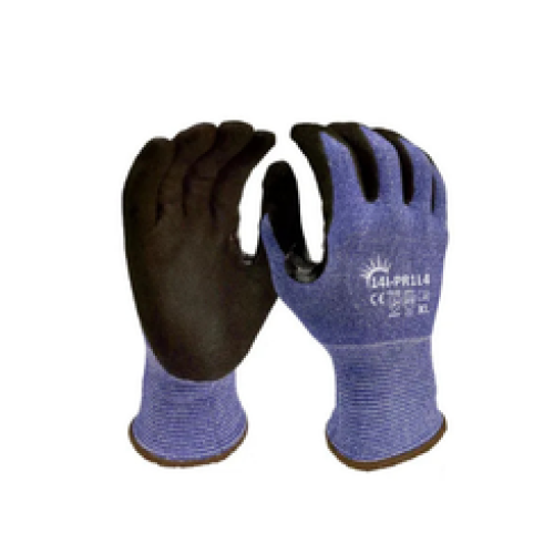 Puncture-Resistant Glove with Microform Nitrile Coated Palm