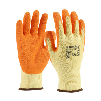 Palm-Coated Rubber Gloves with Nitrile Over Dip Palm-Coated Rubber Gloves with Nitrile Over Dip