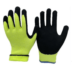 High Performance Polyethylene (HPPE) Thermal Cut-Resistant Gloves with Foam Latex Palm Coat